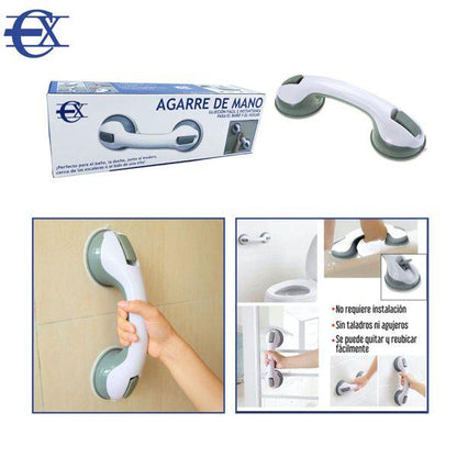 Agarradera De Mano Para Baño Con Ventosa