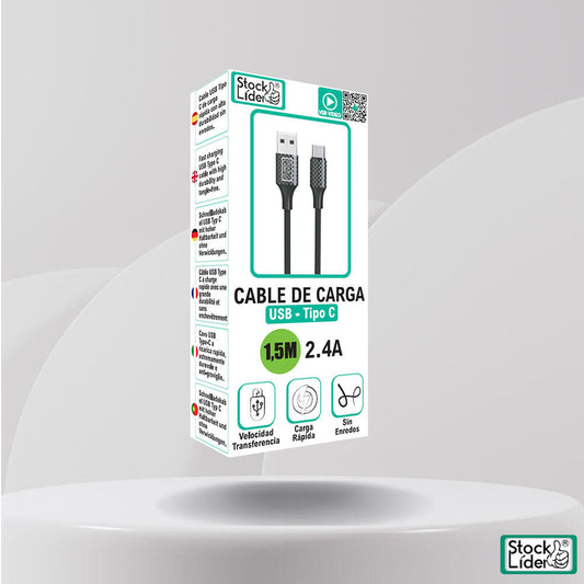 Cable De Carga Usb - Tipo C 1,5m