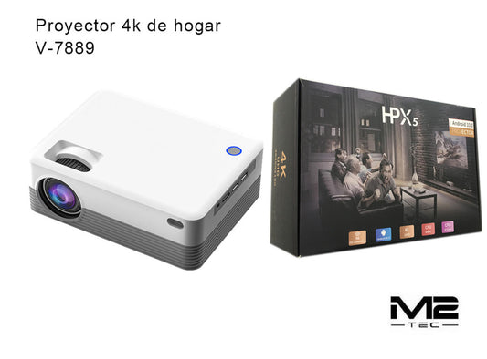 Proyector 4K Android 10.0 QuadCore – Cine en Casa Inteligente y Potente