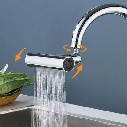 Torneira Giratória Com Cascata Para Extensão 4 em 1
