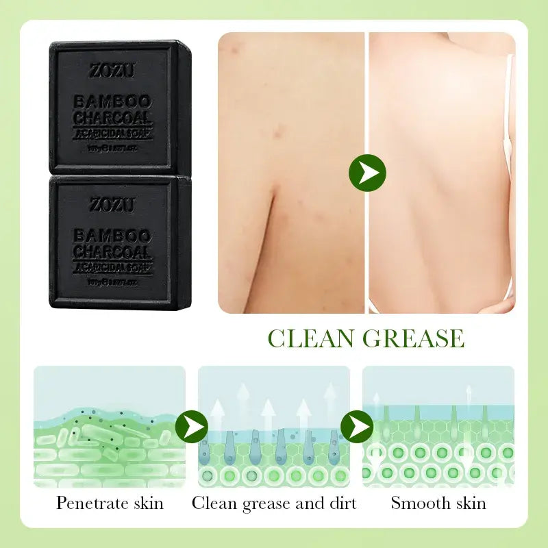 Máscara Facial com Carvão de Bambu (100gr) – Desintoxicação Profunda e Controlo de Oleosidade