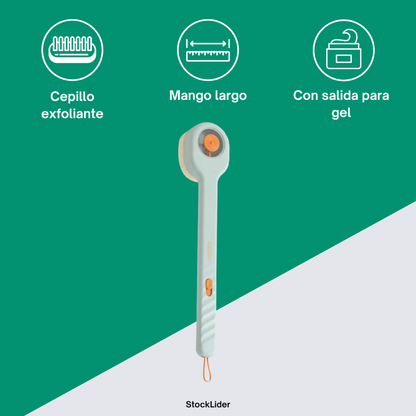Cepillo de ducha con dosificador