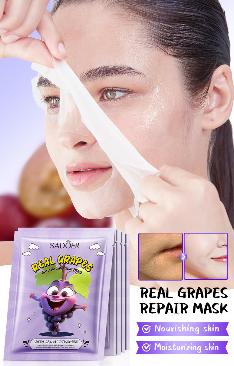 Máscara Facial Hidratante de Uva SADOER