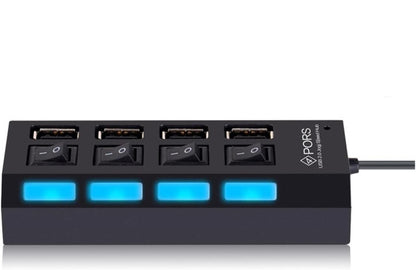Hub Con 4 Puertos Usb