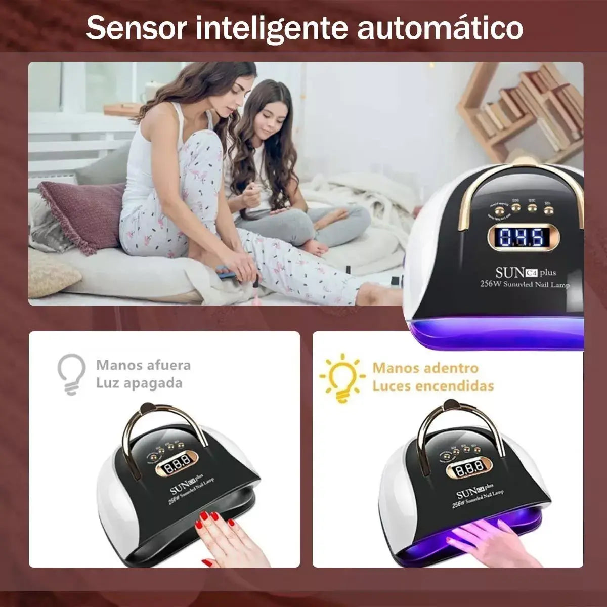 Lâmpada LED para Unhas 22W – Secagem Rápida e Profissional em Casa