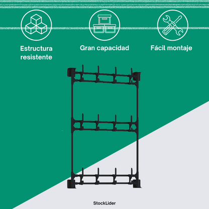 Perchero de pared 3 plantas