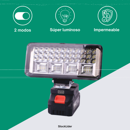 FOCO LED SOLAR CON BATERÍA
