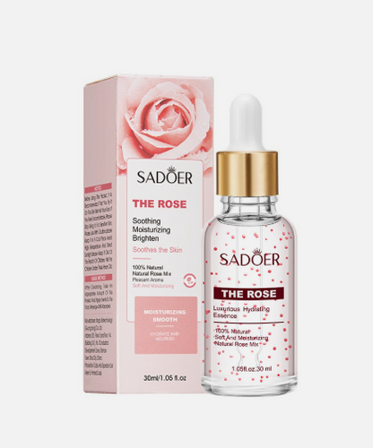 Esencia Facial Hidratante 100% Natural con Extracto de Rosa (30ml)