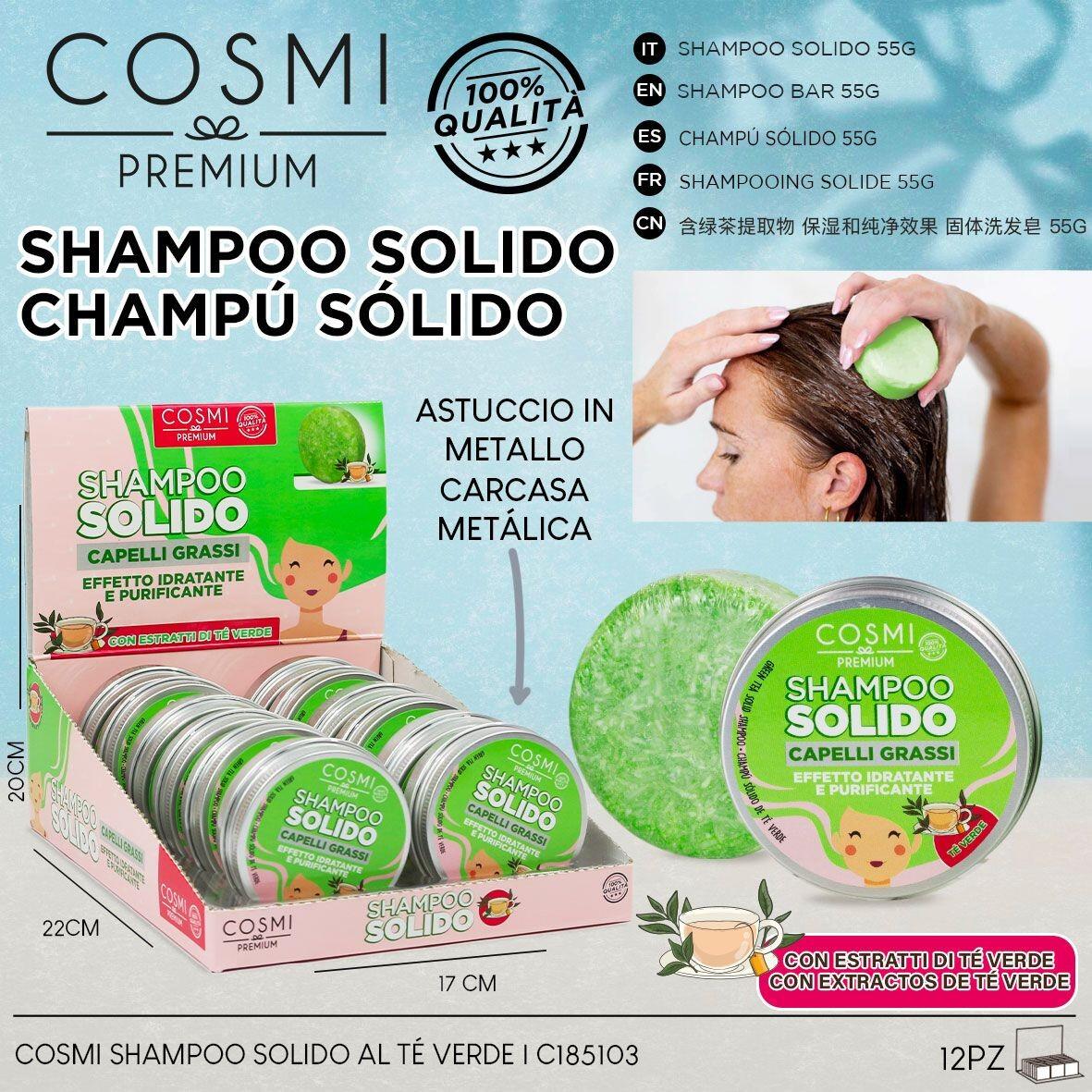 Champú Sólido Té Verde 55gr