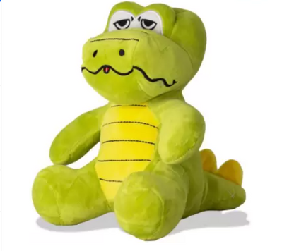 Peluche Suave de Cocodrilo Sentado