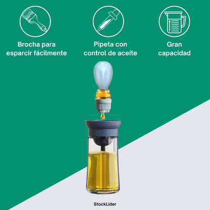 Bote aceite con brocha + caja