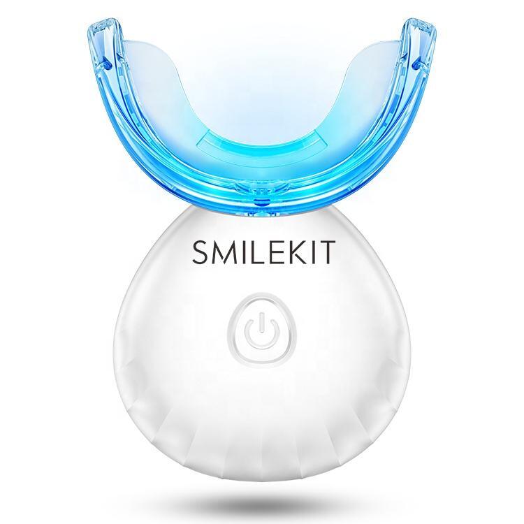 Kit de branqueamento dentário recarregável, gel de 4 unidades, acelerador de lâmpada LED