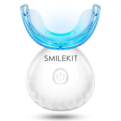 Kit de branqueamento dentário recarregável, gel de 4 unidades, acelerador de lâmpada LED