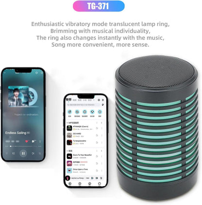 Altavoz portátil Wireless, Luz led, Bluetooth 5, potencia 5W, 500mah, BIG DIAMOND L17-B TG-371