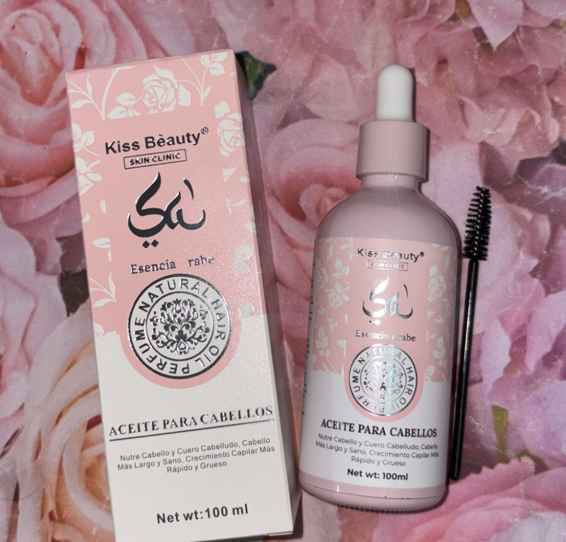 Aceite para Cabello Esencia Árabe Kiss Beauty 100 ml – Nutrición y fuerza al estilo árabe