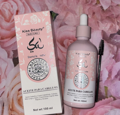 Aceite para Cabello Esencia Árabe Kiss Beauty 100 ml – Nutrición y fuerza al estilo árabe