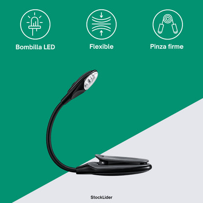MINI LÁMPARA LED CON PINEZA