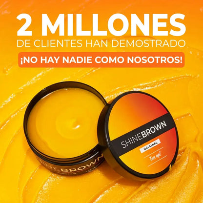 Shine Brown Crema Bronceadora Premium Original