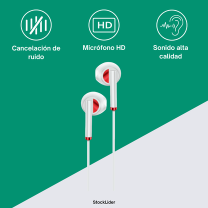 Auriculares con micrófono