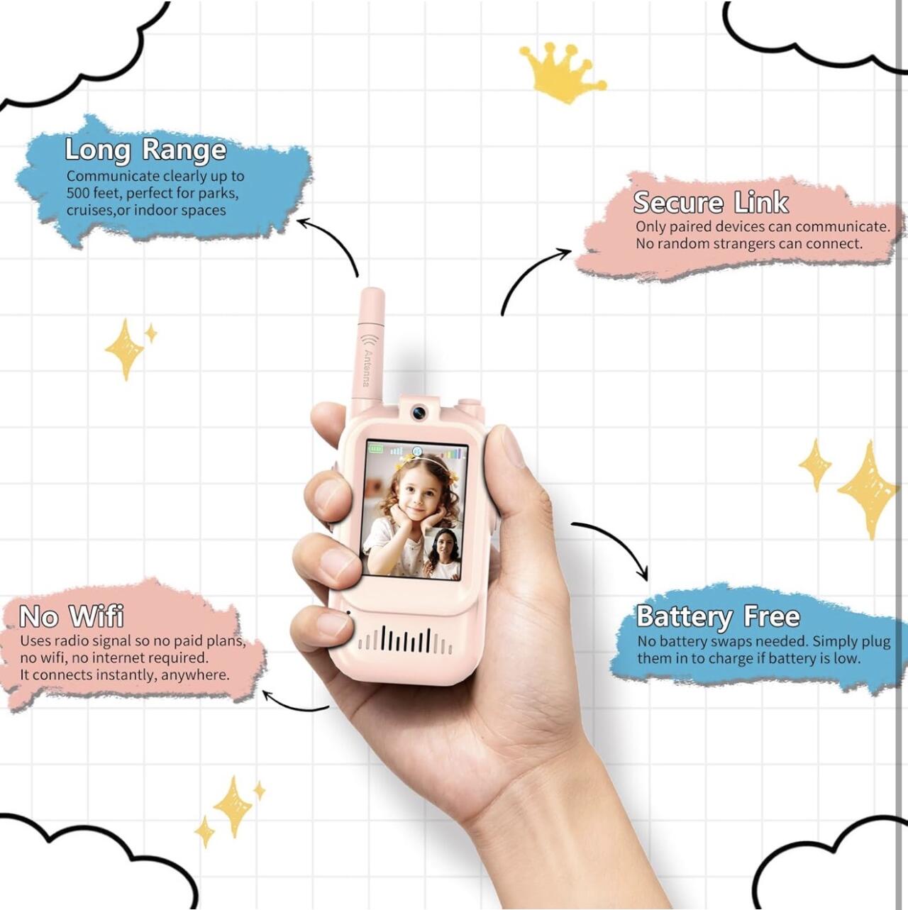 Walkie talkie para niños