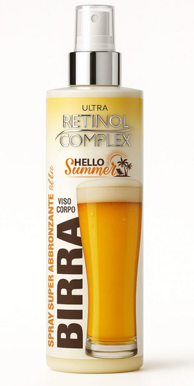 Spray de Cerveza Súper Bronceador 200ml – Bronceado Rápido, Natural y Exótico con Aroma Veraniego