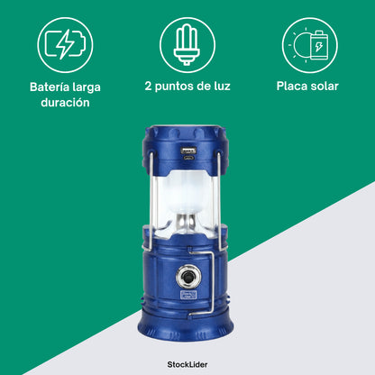 Lámpara Camping Solar