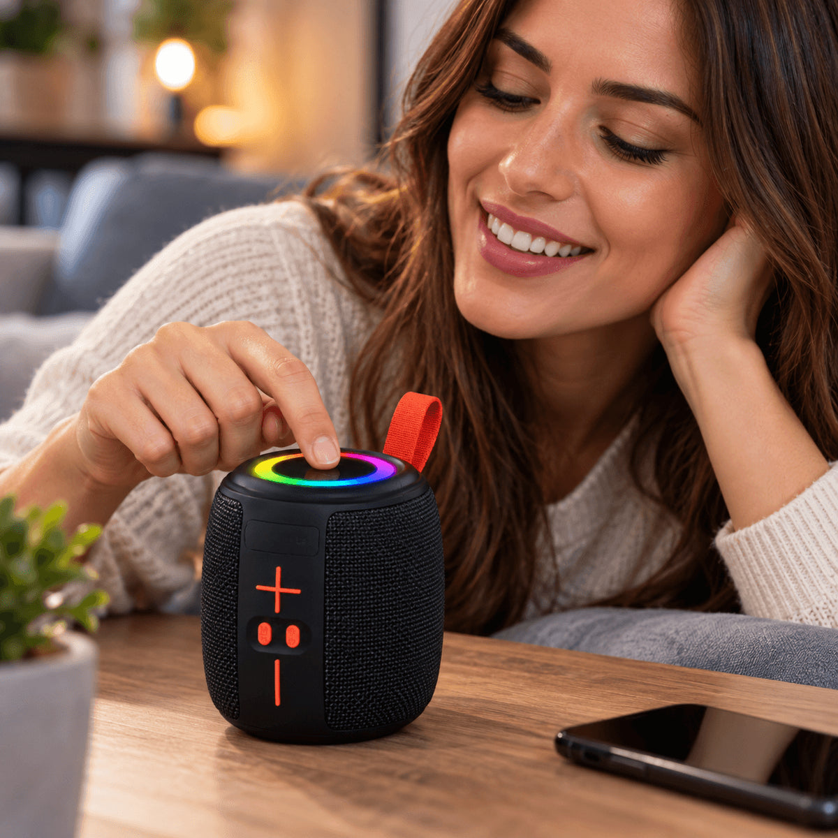 Altavoz Bluetooth Rgb