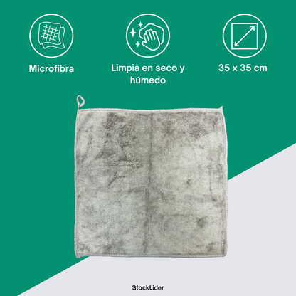 Paño de microfibra ultra absorbente 35x35cm