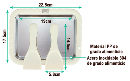 Plancha para helados