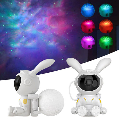Proyector Astronauta Conejo – Ilumina tus Noches con Magia Galáctica