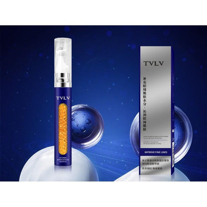 Sérum reafirmante y lifting para el contorno de ojos con caviar y colágeno dorado 15ml. tvlv
