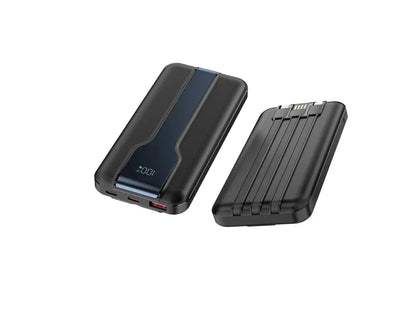 Fuente de Alimentación con Pantalla Digital + Cable – 10,000mAh de Carga Rápida y Precisa