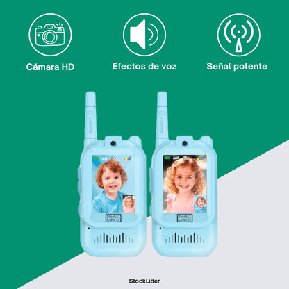 Walkie-talkies Con Pantalla Para Niños