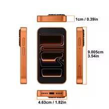 Smartphone Tipo iPhone 17 Pro Mini con Pantalla HD y Cámaras Avanzadas