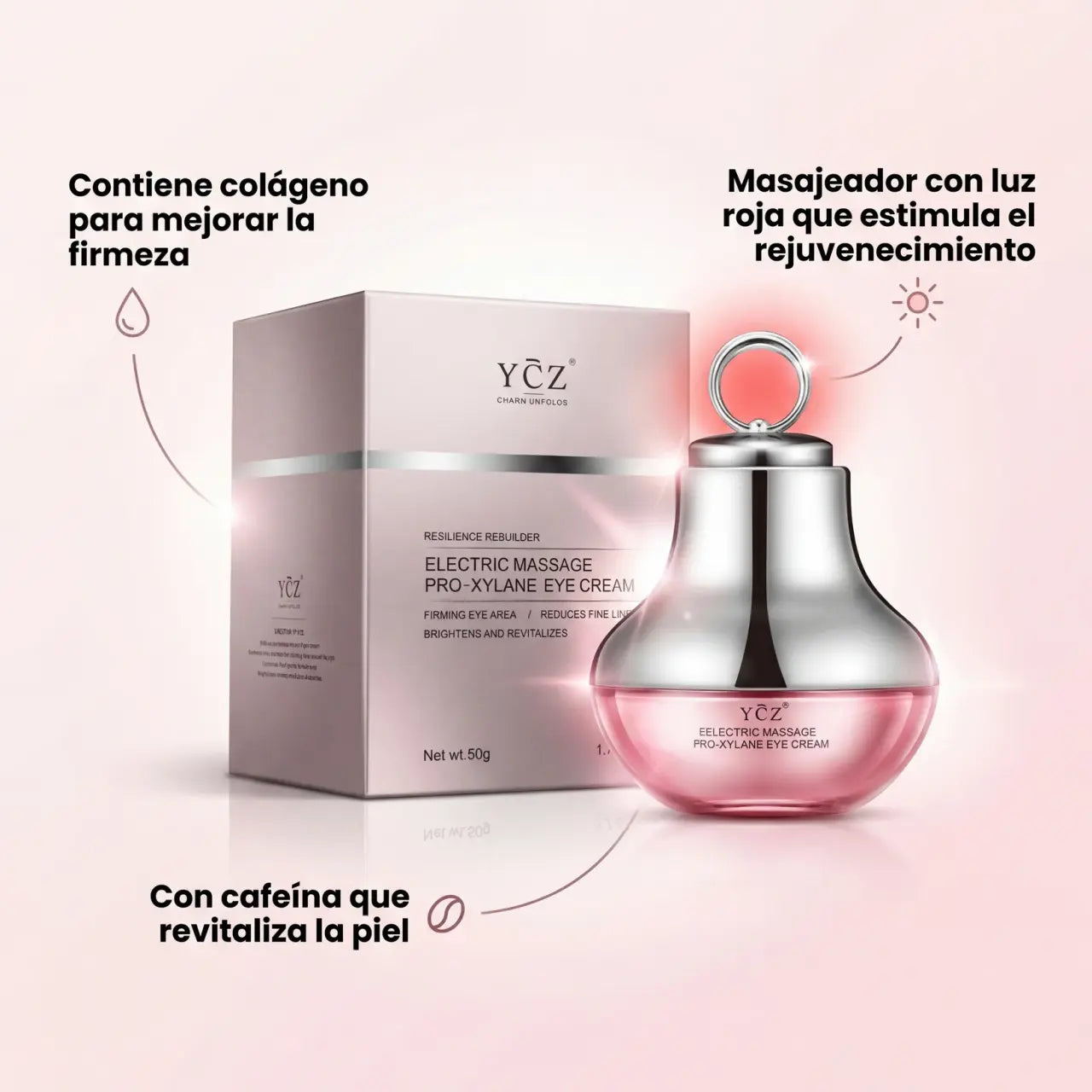 Masajeador Eléctrico con Péptidos y Colágeno