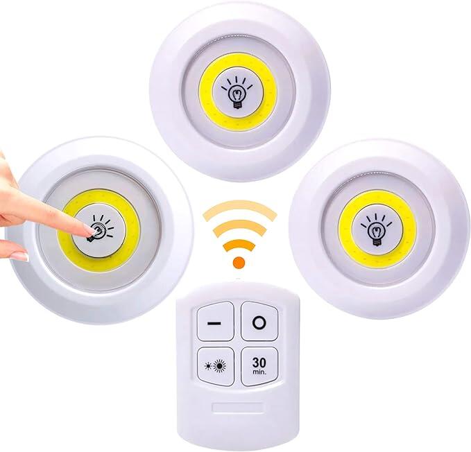 Llums LED control remot - set de 3 unitats