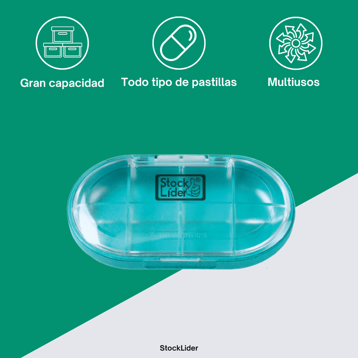 Pastillero 8 Compartimentos