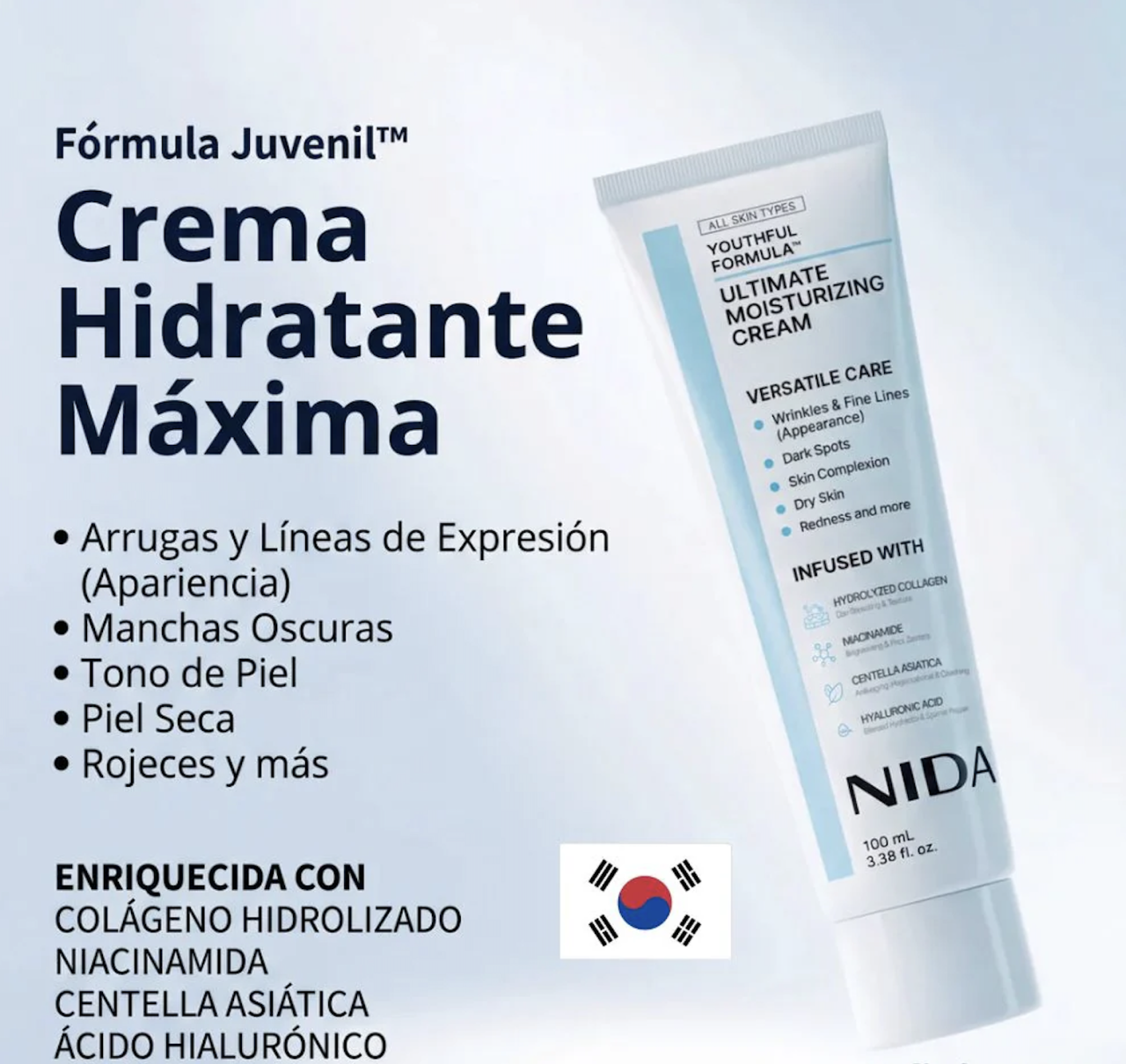 Crema Hidratant NIDA 100ml – Nutrició Profunda i Pell Radiant