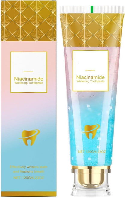 Pasta Dental Blanqueadora con Niacinamida 120G – Sonrisa Más Brillante y Cuidado Diario