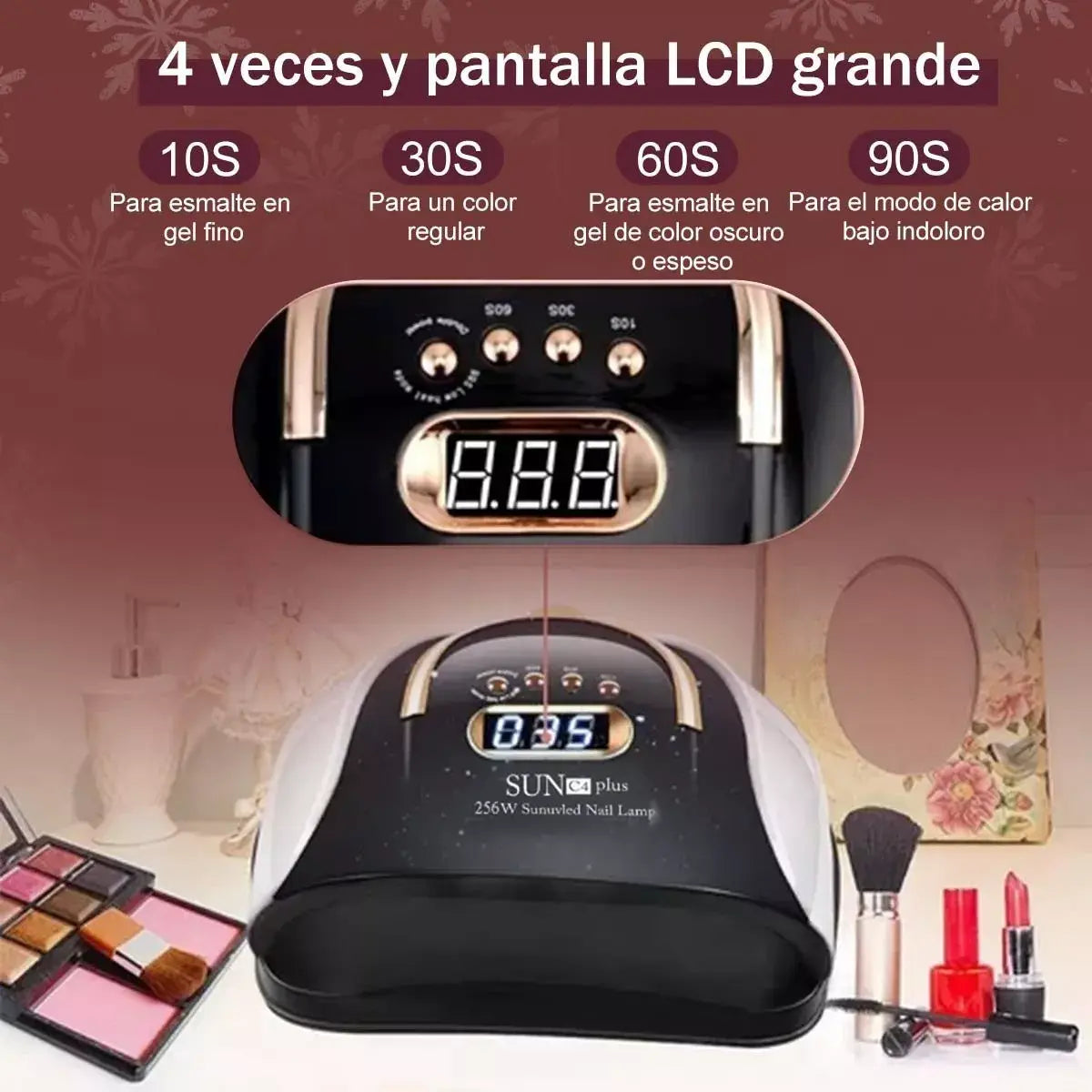 Lâmpada LED para Unhas 22W – Secagem Rápida e Profissional em Casa