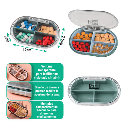 Pastillero 4 Compartimentos