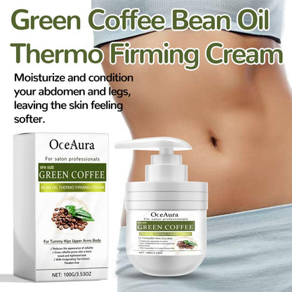 CREME TERMORREAFIRMANTE COM ÓLEO DE GRÃO DE CAFÉ VERDE 100ML.