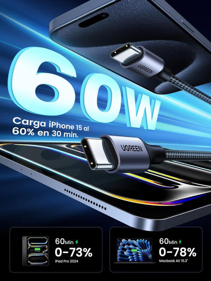 Cable Usb C A Usb C 60w