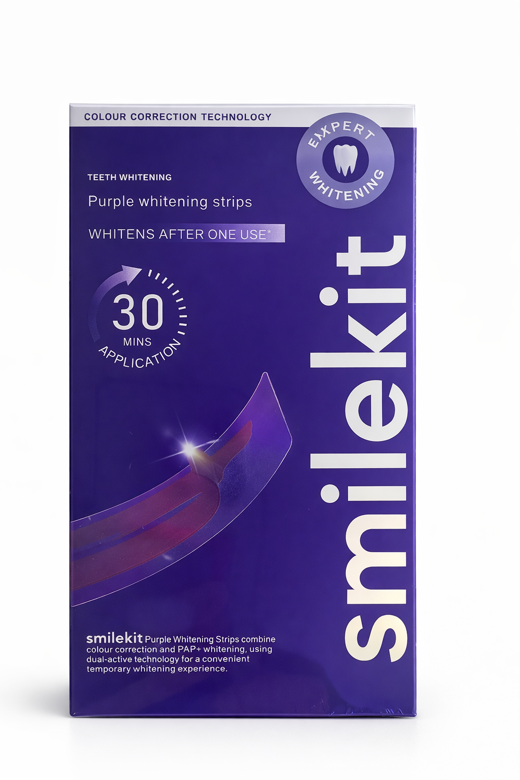Tiras Blanqueadoras Moradas Smilekit