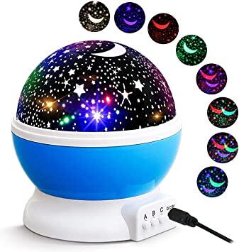 Proyector Giratorio De Estrelas Y Luna