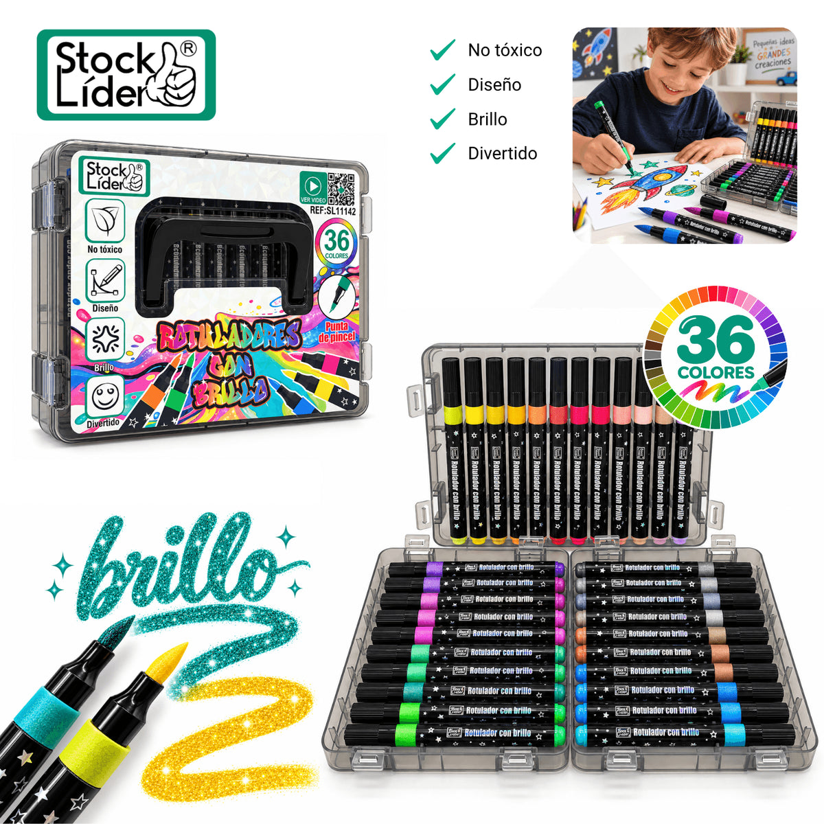 Rotuladores Con Brillo