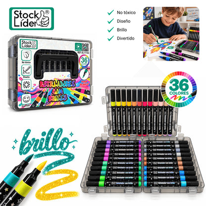 Rotuladores Con Brillo