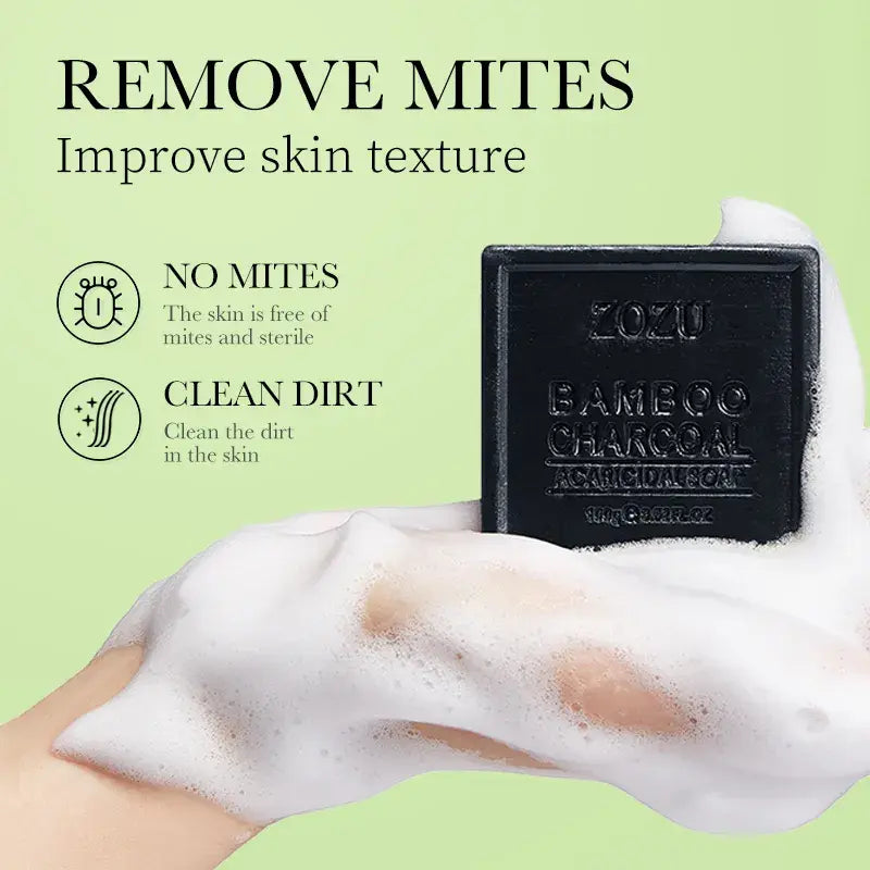 Máscara Facial com Carvão de Bambu (100gr) – Desintoxicação Profunda e Controlo de Oleosidade