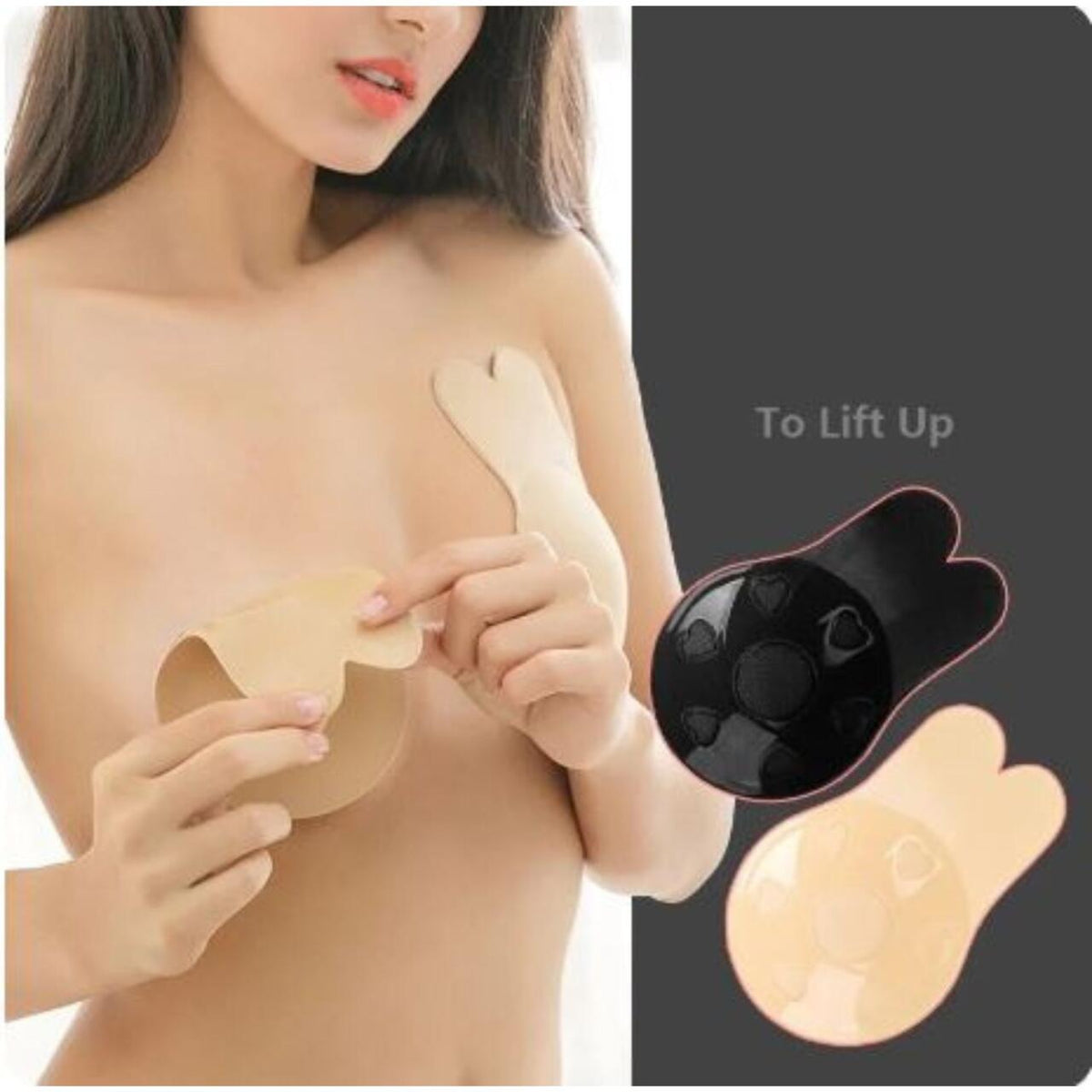 Sujetador de silicona para pecho push up