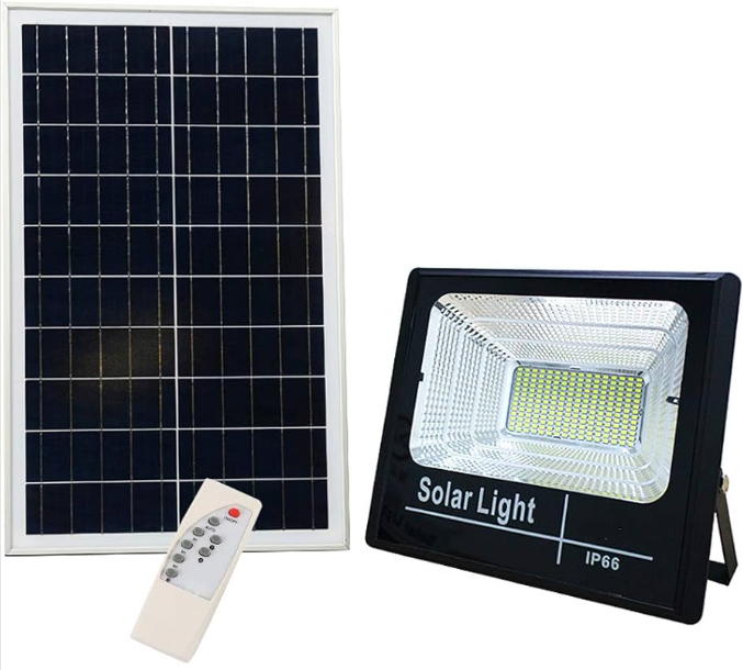 FOCO LED CON PLACA SOLAR 500W